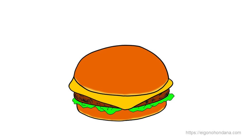 【画像】ハンバーガー-文字なし