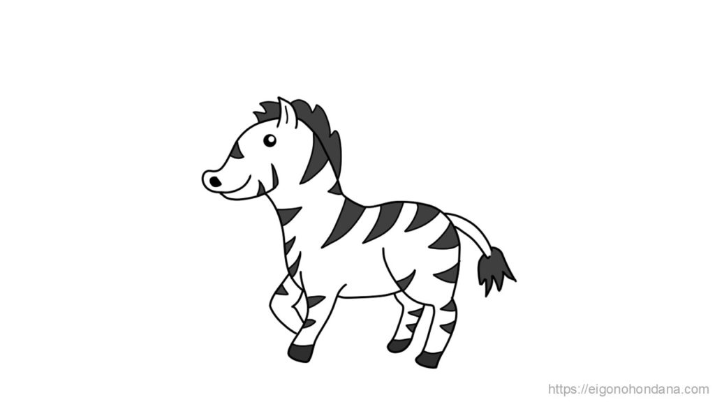 【画像】シマウマ：文字なし